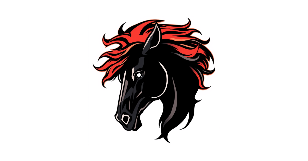 Head Silhouette Of An Aggressive | AI Vector Graphic
