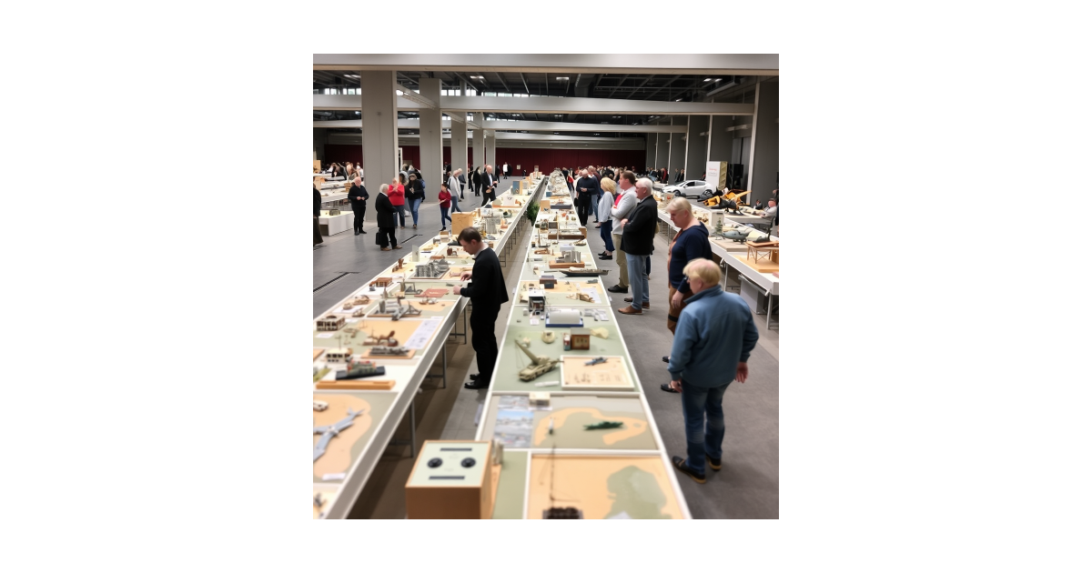 A Scale Modelling Exhibition, Long | AI Vector Graphic