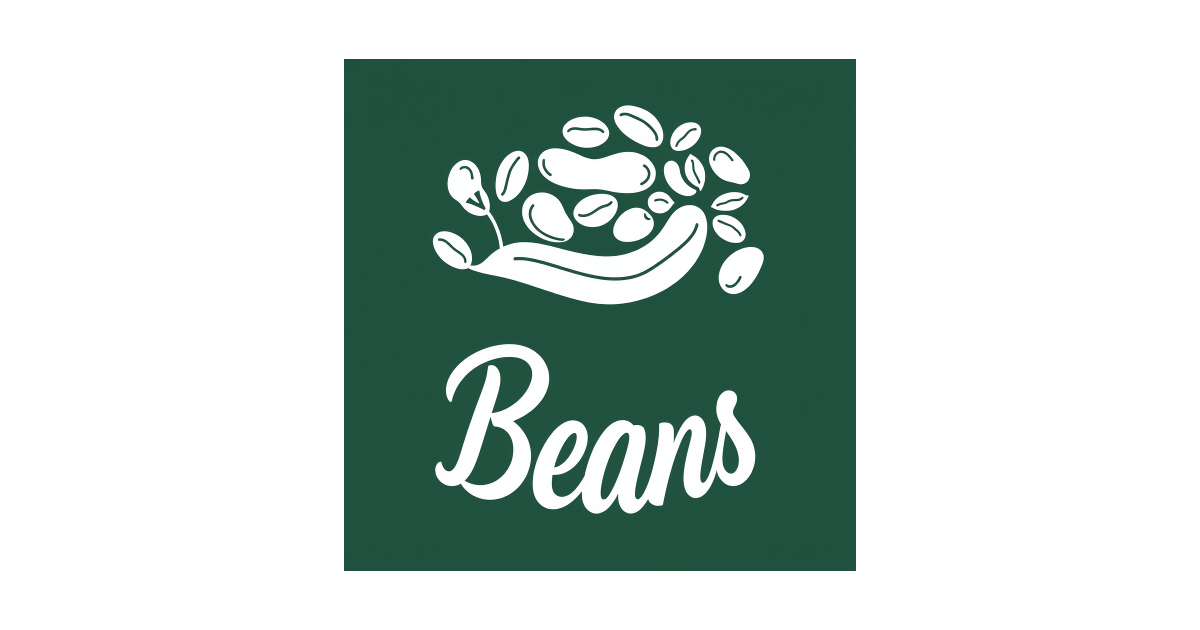 Ux Beans Lettering Logotype, | AI Vector Graphic