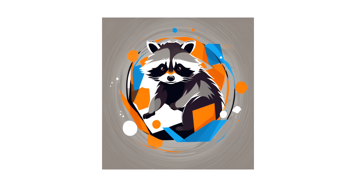 logos-raccoon-playing-games,-minimalist,-simplify,-sleek,-modern ...