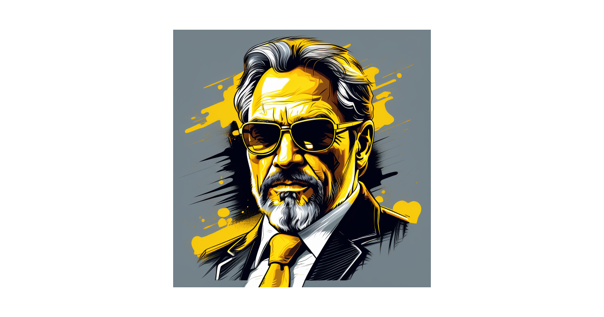 The Big Boss With Yellow Color, | AI Vector Graphic
